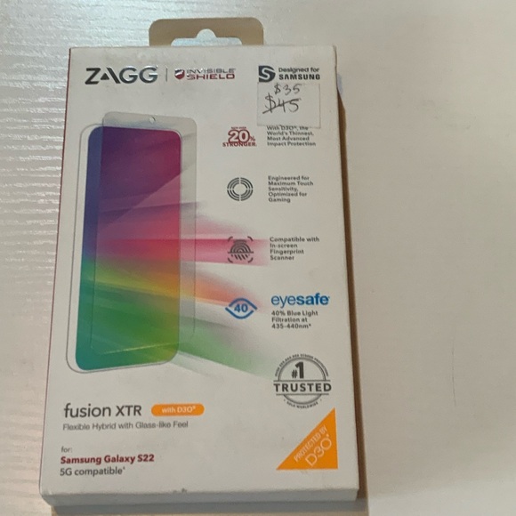 Fusion XTR Screen Protector for Samsung Galaxy S22 - Clear